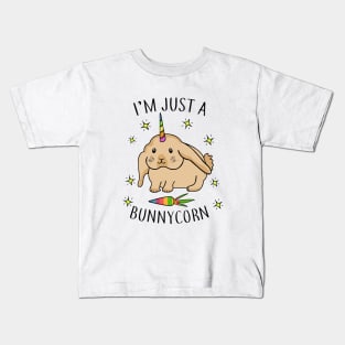 Im Just A Bunny Corn Unicorn Kids T-Shirt